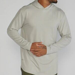 BYLT Grey Drop-cut 4-way Stretch Hoodie